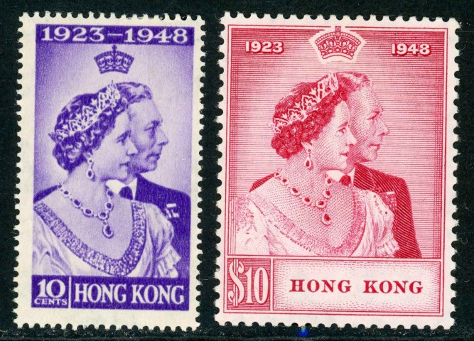 Hong Kong 1948 SG.171-172 M/M