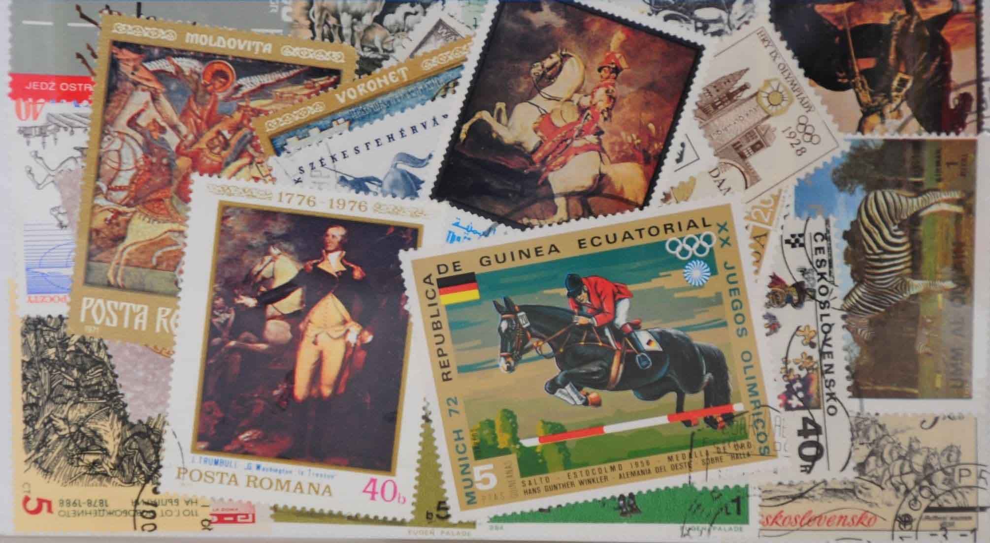 Horses 25 Stamps (M82)