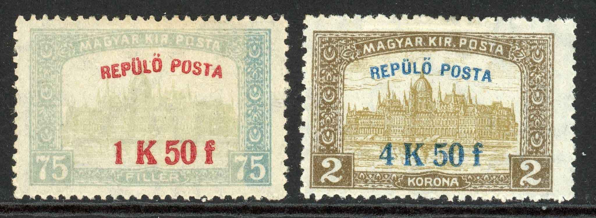 Hungary 1918 SG.271-272 M/M