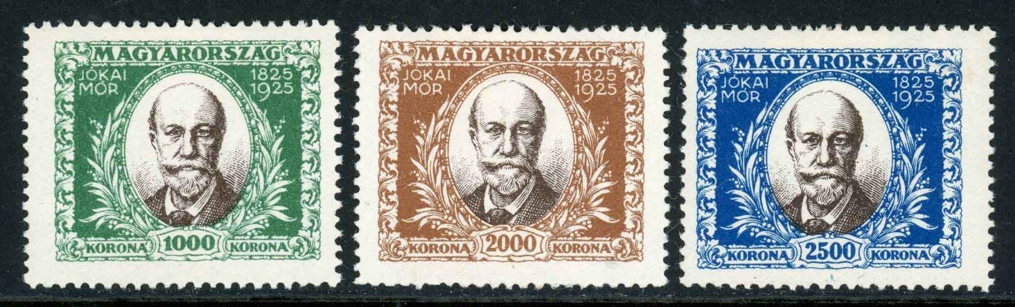 Hungary 1925 SG.449-451 M/M