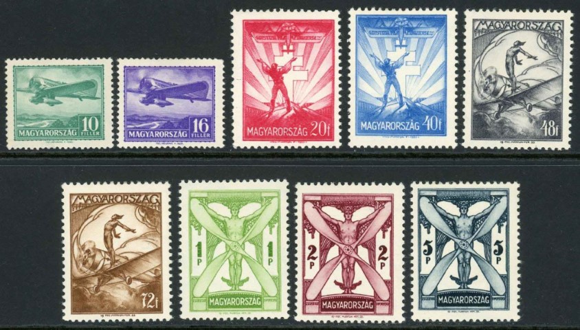 Hungary 1933 SG.554-562 M/M