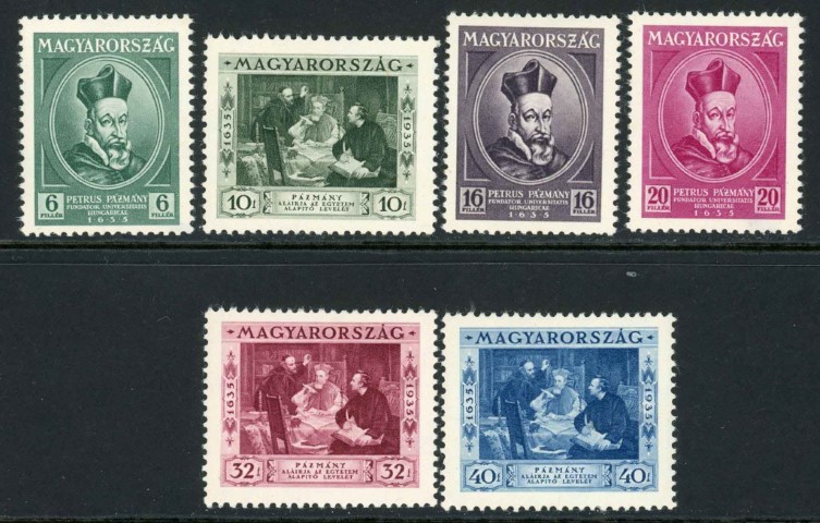 Hungary 1935 SG.574-579 M/M