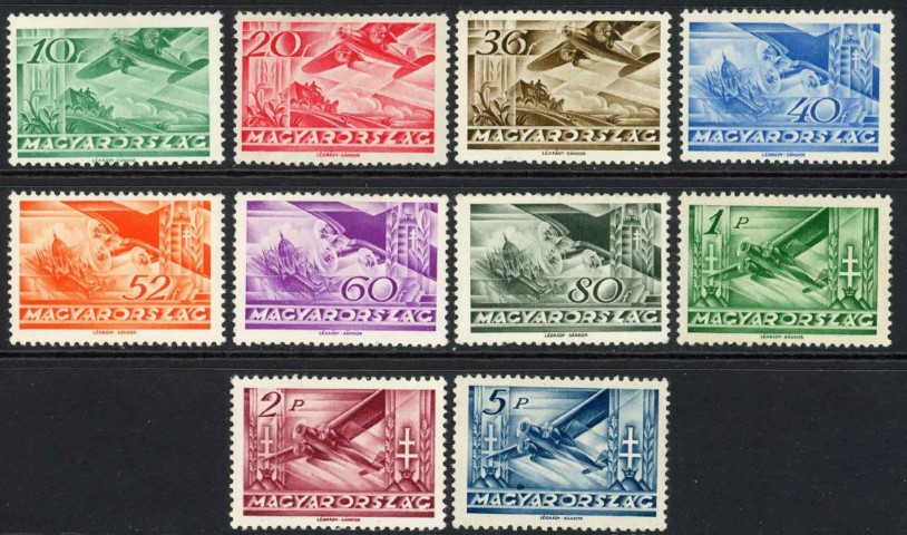 Hungary 1936 SG.580-589 M/M