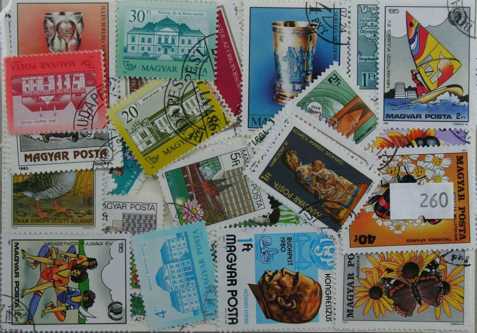 Hungary 50 1980's Stamps (260)