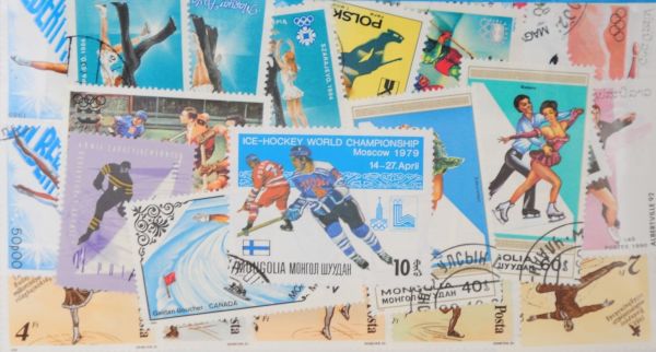 Ice Skating 25 Stamps (M110)