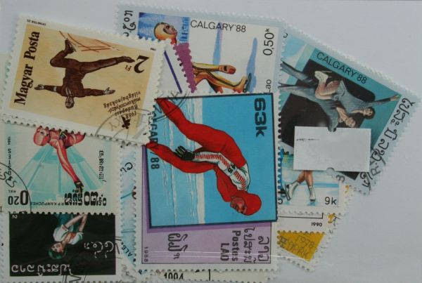 Ice Skating + Dancing 25 Stamps (651)