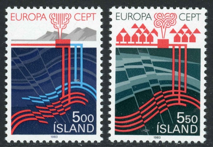 Iceland 1983 SG.628-629 U/M