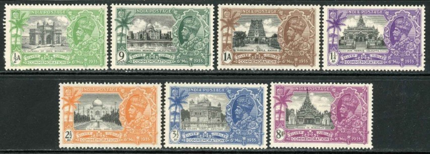 India 1935 SG.240-246 M/M