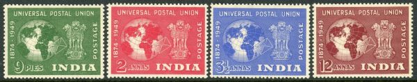 India 1949 SG.325-328 U/M