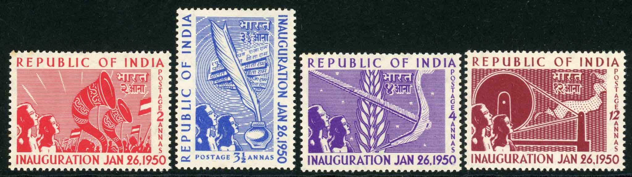 India 1950 SG.329-332 M/M