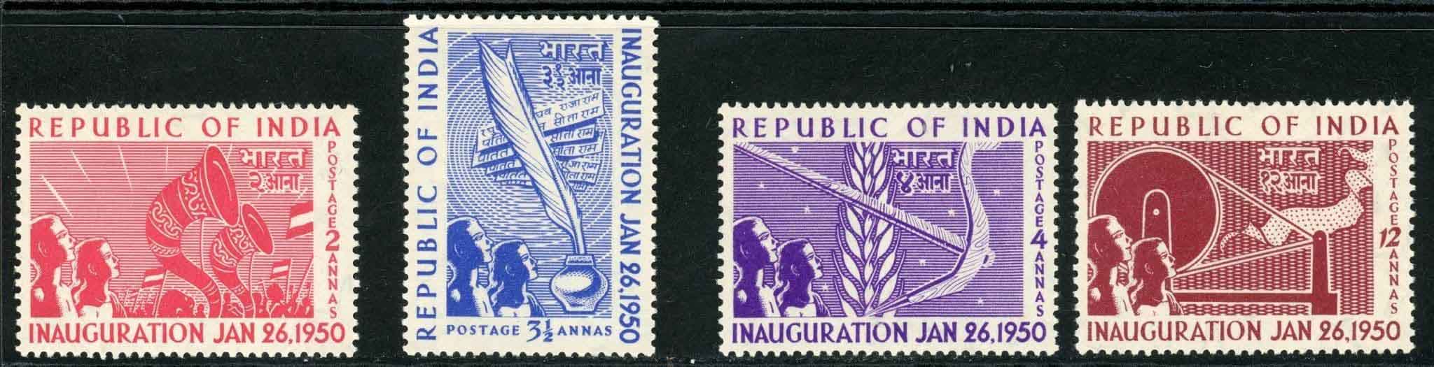 India 1950 SG.329-332 M/M