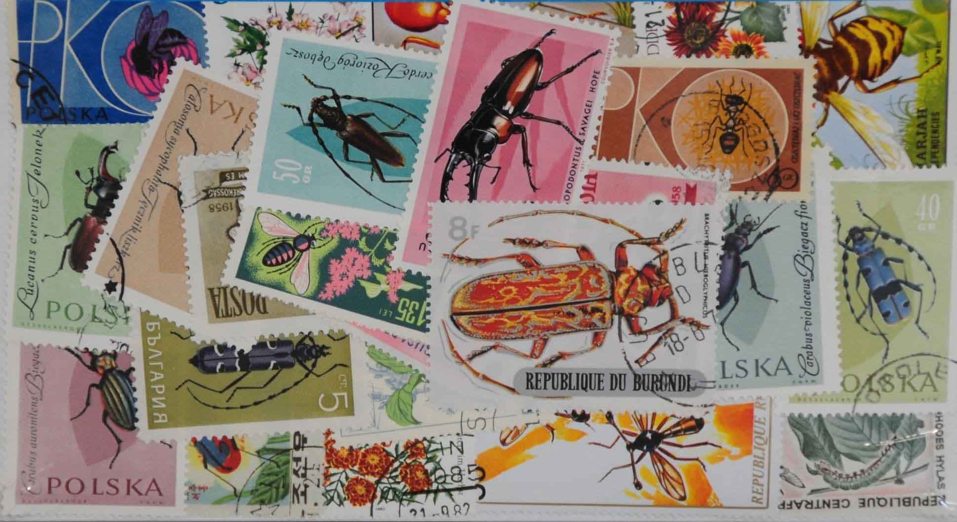 Insects 25 Stamps (M43)