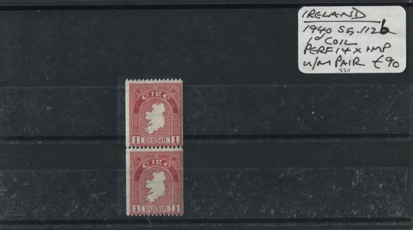 Ireland 1940 SG.112b pair U/M (Lot 6)