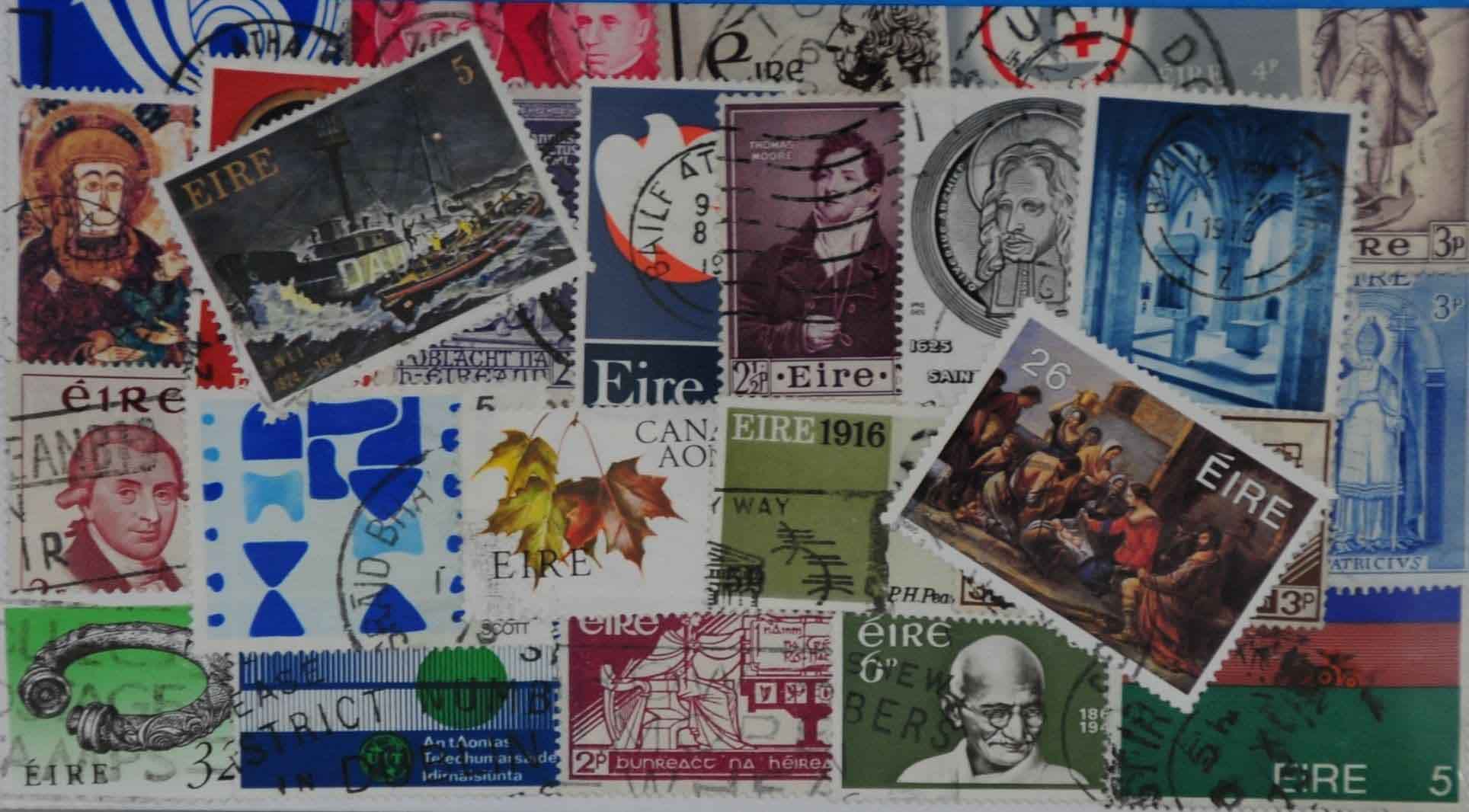 Ireland 25 Stamps (Large format) (L172)