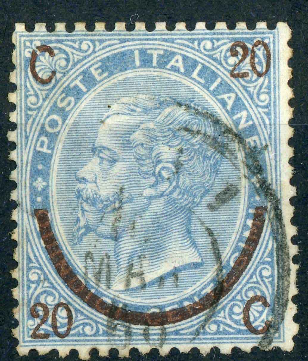 Italy 1865 SG.18 F/U