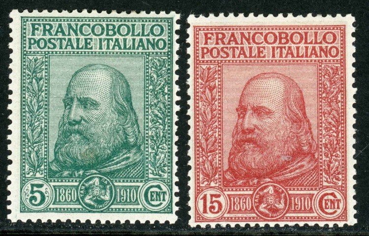 Italy 1910 SG.81-82 M/M