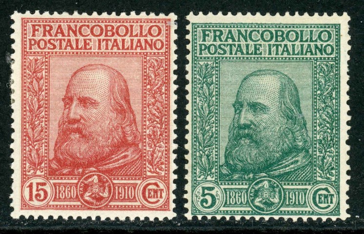 Italy 1910 SG.81-82 M/M