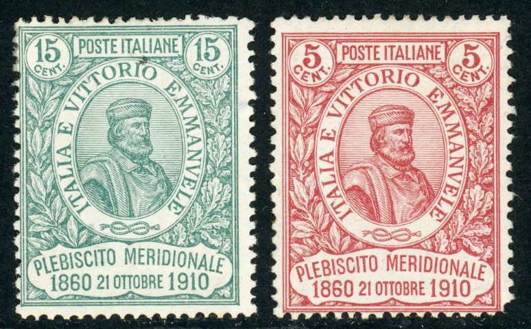 Italy 1910 SG.83-84 M/M