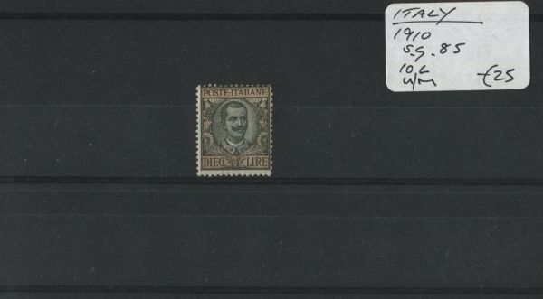 Italy 1910 SG.85 U/M