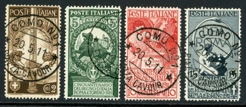 Italy 1911 SG.86-89 F/U