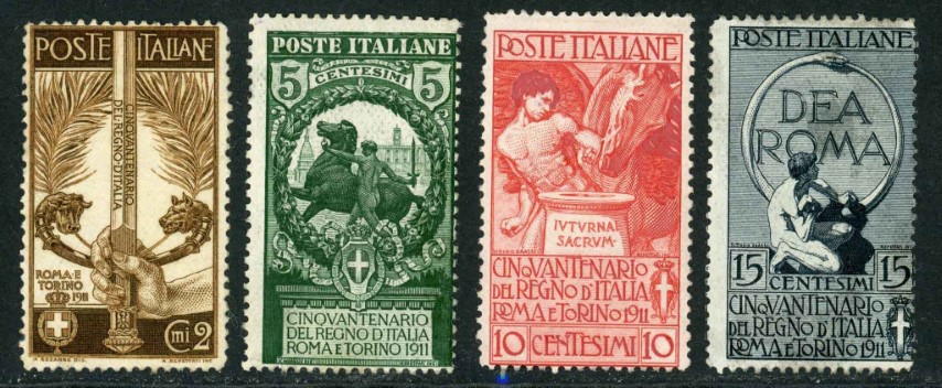 Italy 1911 SG.86-89 M/M