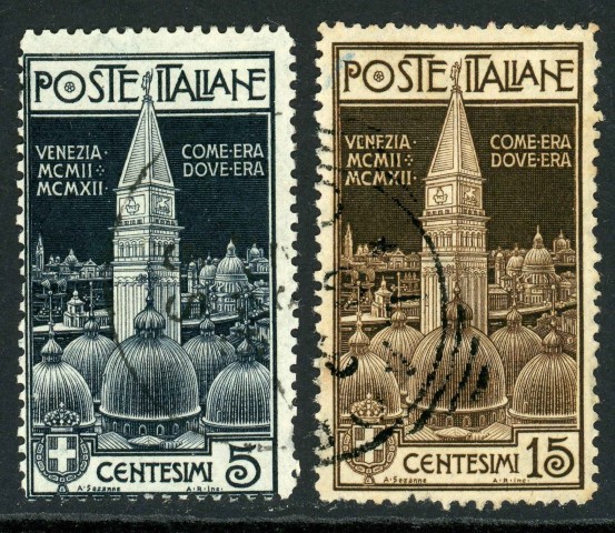 Italy 1912 SG.91-92 F/U