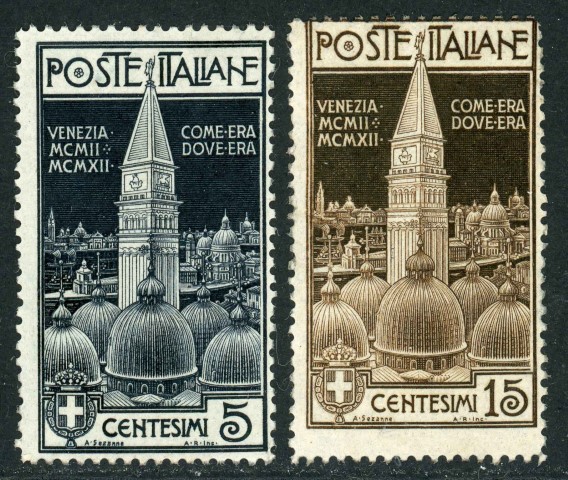 Italy 1912 SG.91-92 M/M