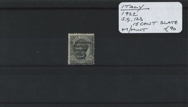 Italy 1922 SG.123 M/M