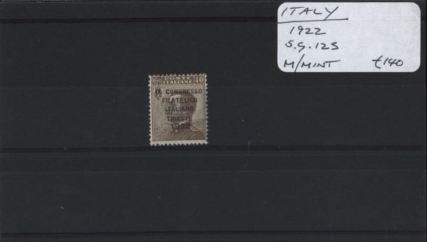 Italy 1922 SG.125 M/M