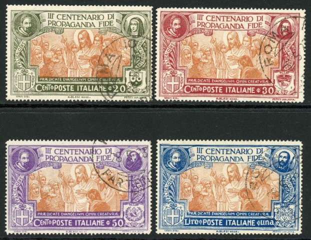 Italy 1923 SG.129-132 F/U