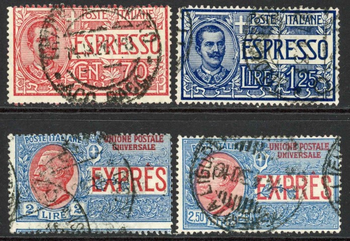 Italy 1925-26 SG.E178-E181 F/U