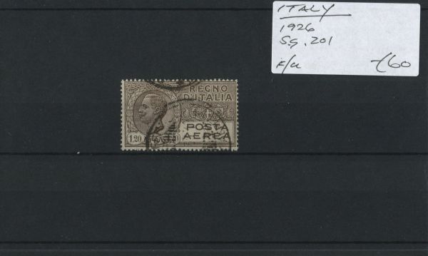 Italy 1926 SG.201 F/U