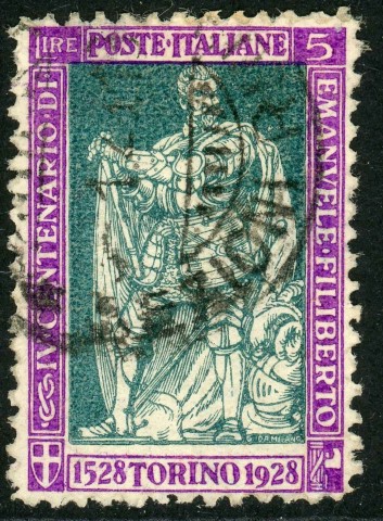 Italy 1928 SG.234 F/U (1)