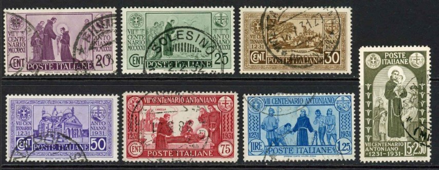 Italy 1931 SG.304-310 F/U