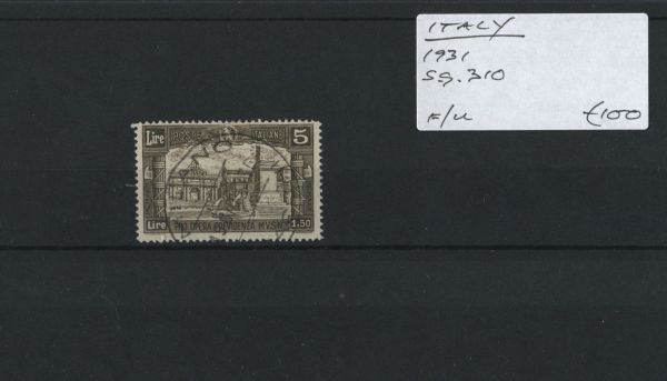 Italy 1931 SG.310 F/U