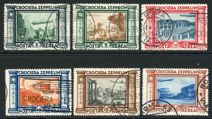 Italy 1933 SG.372-377 F/U