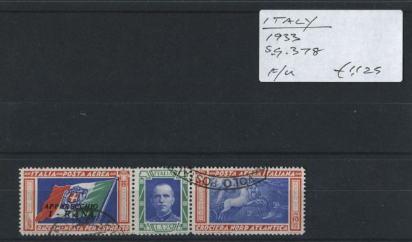 Italy 1933 SG.378 F/U