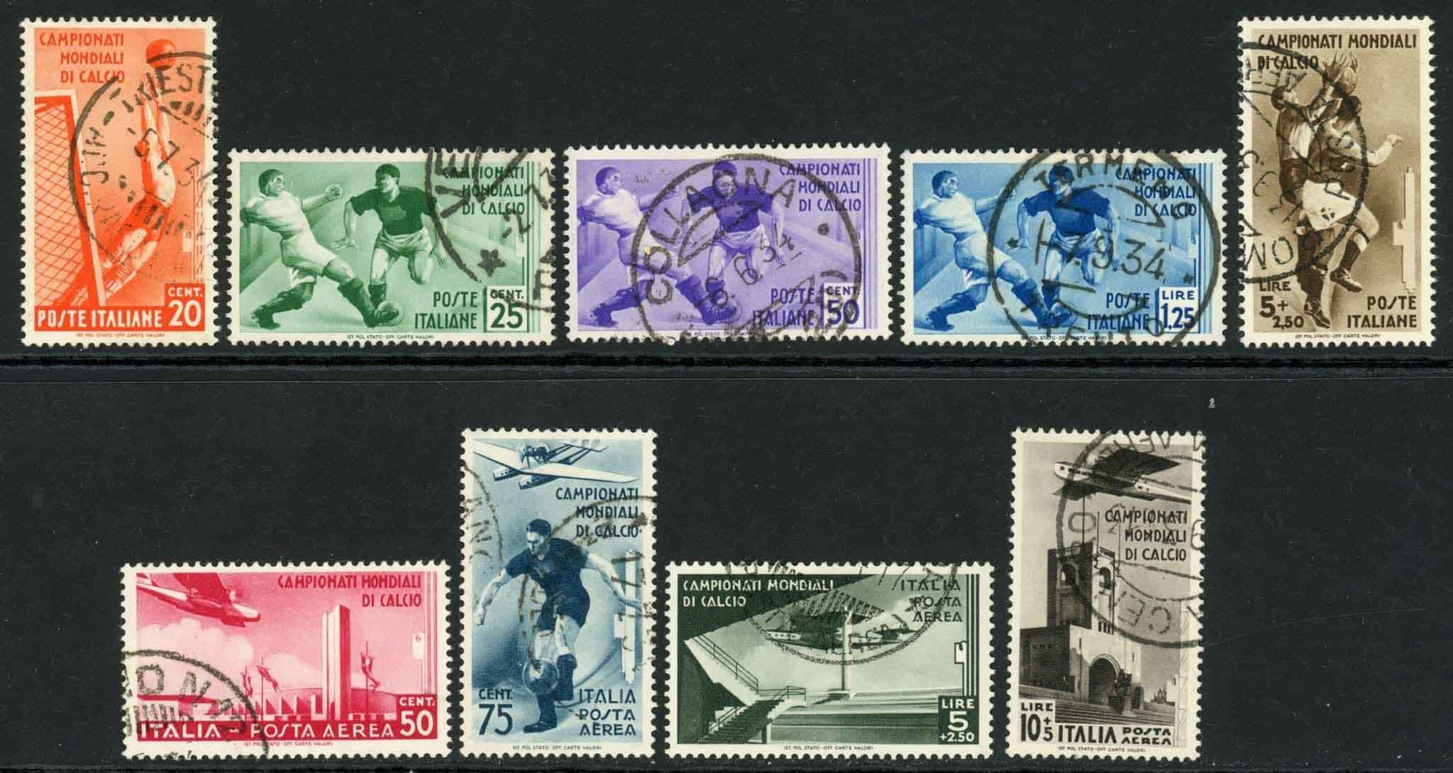 Italy 1934 SG.413-421 F/U