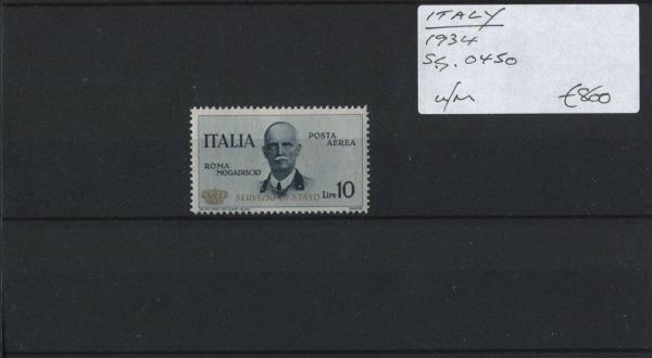 Italy 1934 SG.O450 U/M