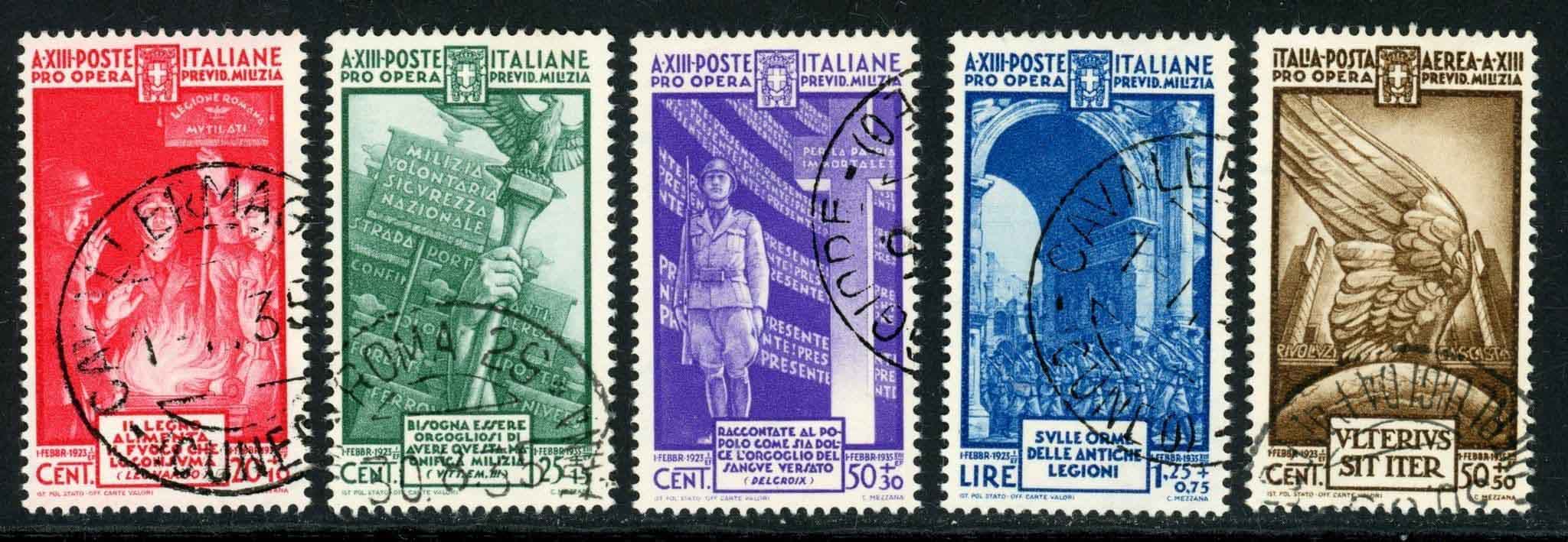 Italy 1935 SG.453-457 F/U