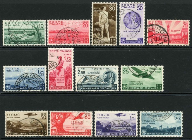 Italy 1936 SG.477-489 F/U