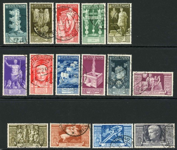 Italy 1937 SG.506-520 F/U