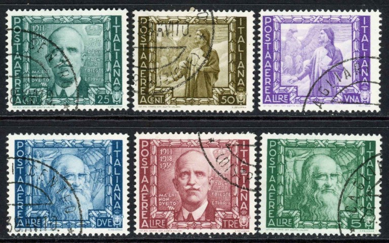 Italy 1938 SG.544-549 F/U