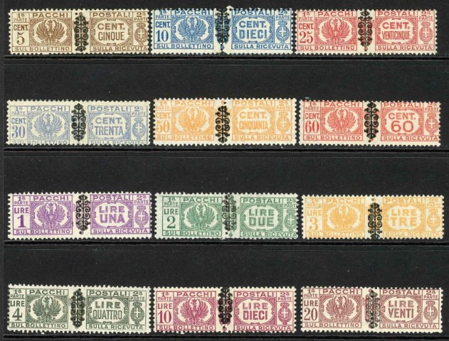 Italy 1945 SG.P647-P658 M/M