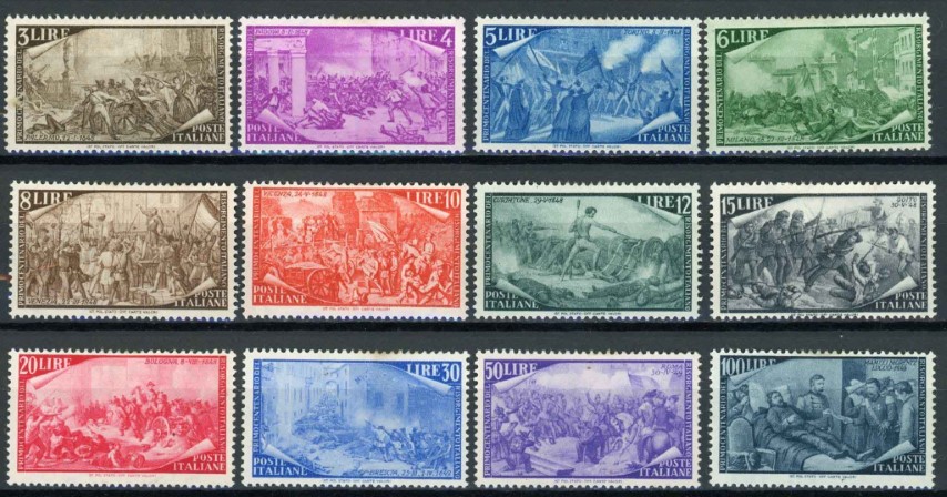 Italy 1948 SG.706-717 M/M