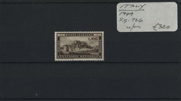 Italy 1949 SG.726 U/M