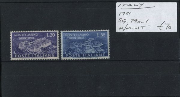 Italy 1951 SG.790-1 M/M