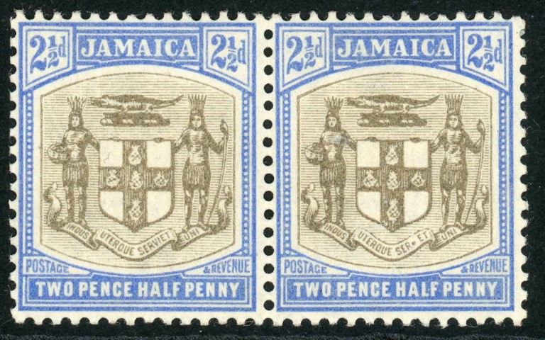 Jamaica 1903 SG.35a variety M/M