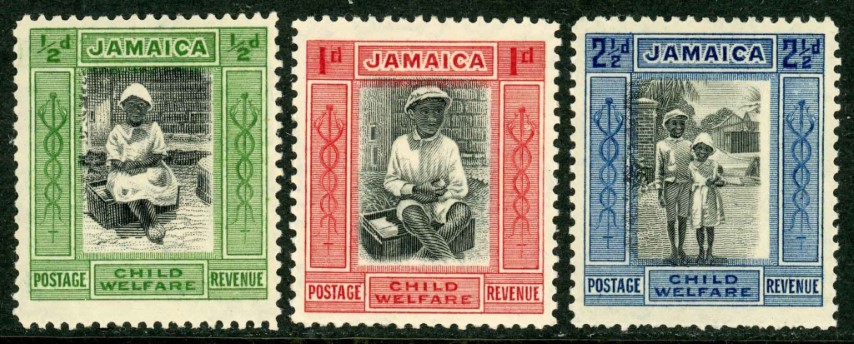 Jamaica 1923 SG.107-107c U/M