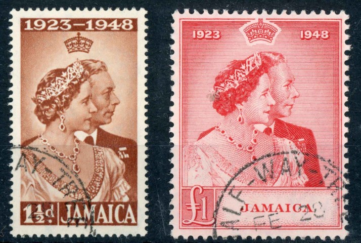 Jamaica 1948 SG.143-144 F/U